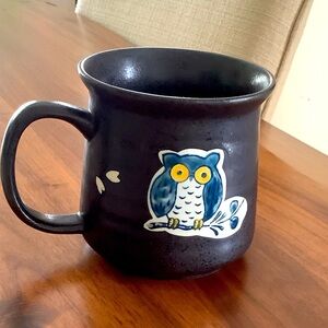 Midnight Blue Owl Ceramic Mug